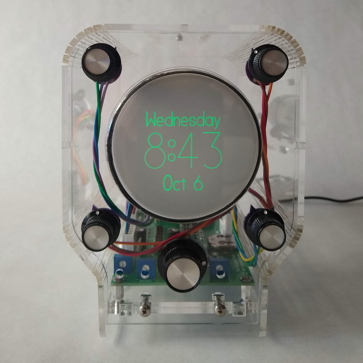 Scope Clock Cathode Corner